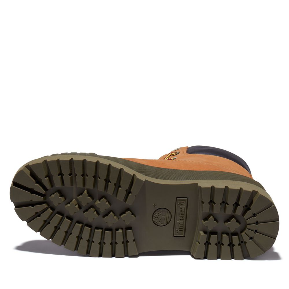 Botas Masculino - Timberland 6-Inch Bee Line X Impermeavel Rubber Toe - HSALY9284 - Marrom